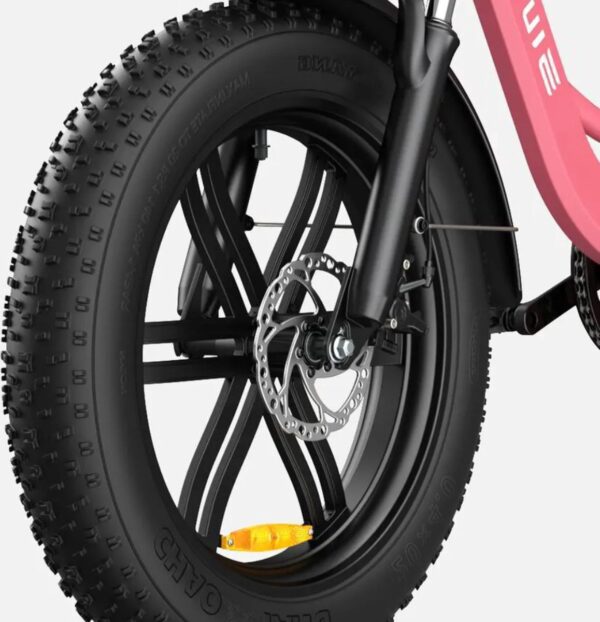 ENGWE L20 Elektrische Fatbike - E-bike - 20 Inch - 250W Motor - 7 Versnellingen - 140 km Actieradius - Mechanische Schijfremmen - Roze - Afbeelding 7