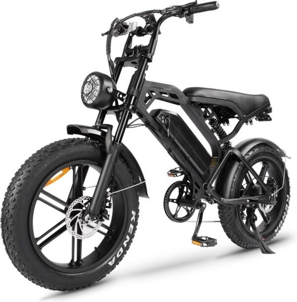 V20 Elektrische fatbike - Zwart - E-Bike - 25 km/u - 250W - 7 Versnellingen