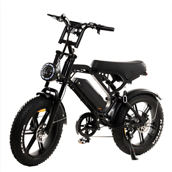 Vilolux® Fatbike electrisch - Fatbike V20 PRO MAX - Achterzit - Voorrek - Legaal - Rijklaar - Niet opvoerbare fatbikes - 2 Jaar garantie - Telefoontasje - Hydraulische remmen - Alarm - Zwart - Afbeelding 18