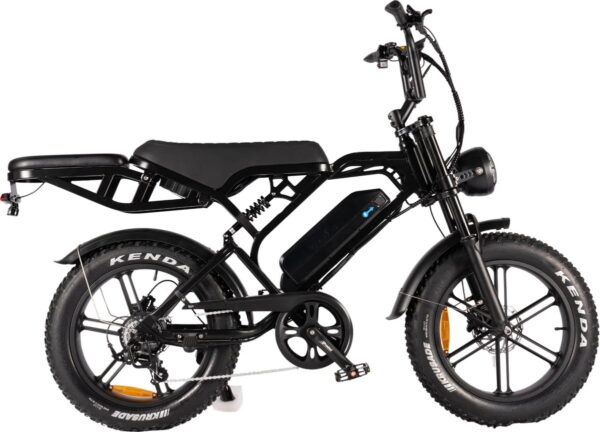 Vilolux® Fatbike electrisch - Fatbike V20 PRO - Achterzit - Legaal - Rijklaar - Niet opvoerbare fatbikes - 2 Jaar garantie - Telefoontasje - Hydraulische remmen - Alarm - Zwart - Afbeelding 3