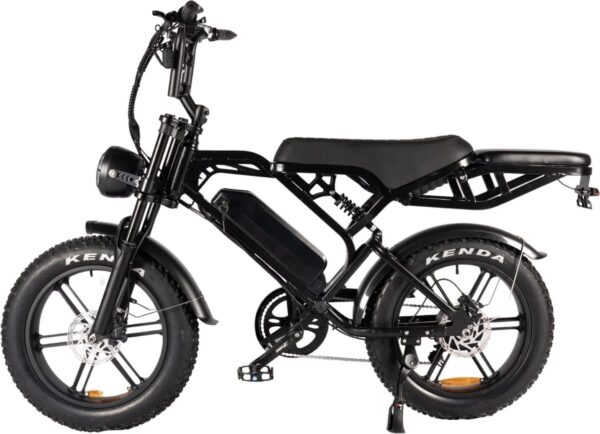 Vilolux® Fatbike electrisch - Fatbike V20 PRO - Achterzit - Legaal - Rijklaar - Niet opvoerbare fatbikes - 2 Jaar garantie - Telefoontasje - Hydraulische remmen - Alarm - Zwart - Afbeelding 5