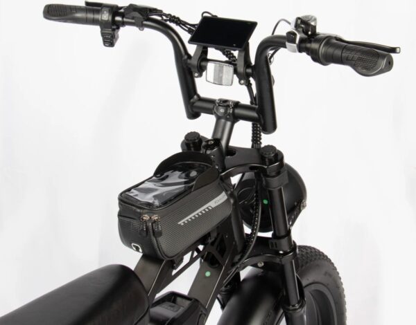 Vilolux® Fatbike electrisch - Fatbike V20 PRO - Achterzit - Legaal - Rijklaar - Niet opvoerbare fatbikes - 2 Jaar garantie - Telefoontasje - Hydraulische remmen - Alarm - Zwart - Afbeelding 2